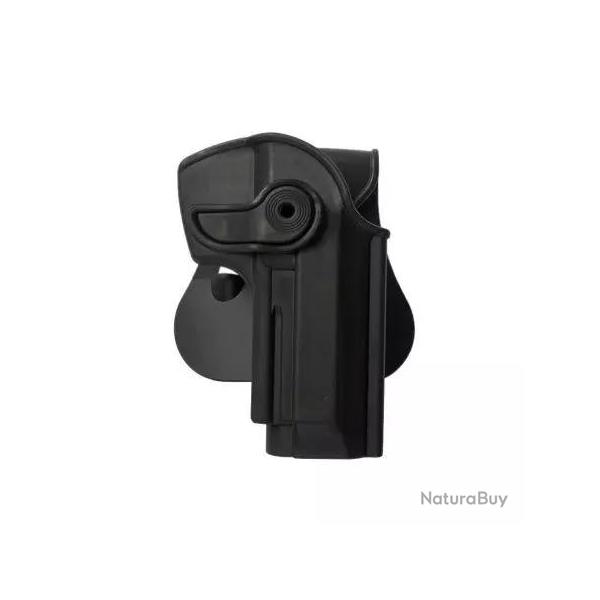 Holster Rigide LV2 Beretta 92/Llama 82/Cheetah FS 85/YAVUZ-16 Droitier Noir