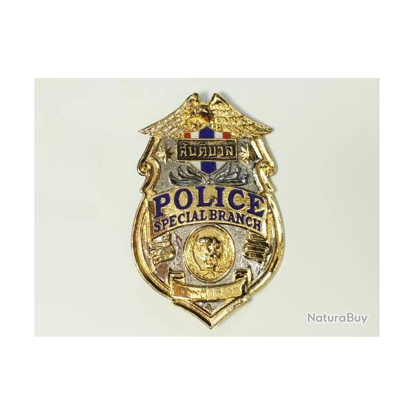 Plaque de police Special Branch Thailandaise   box 97