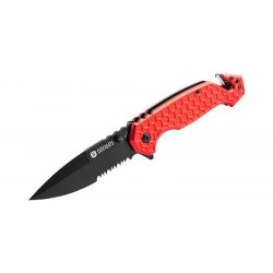 Boker Couteau Basic Fire - Série Dönges - Lame 85mm - Manche Aluminium - Clip réversible