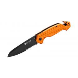 Boker Couteau Basic Rescue - Série Dönges - Lame 85mm - Manche Aluminium - Clip réversible