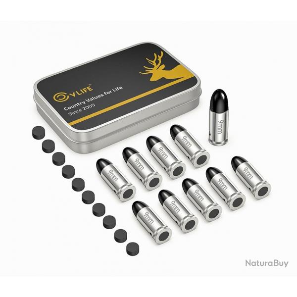 Cartouches d'entranement CVLife 9mm