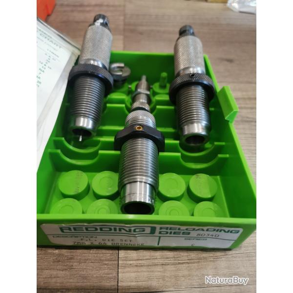 Jeu d'outils 7mm 64 brenneke redding