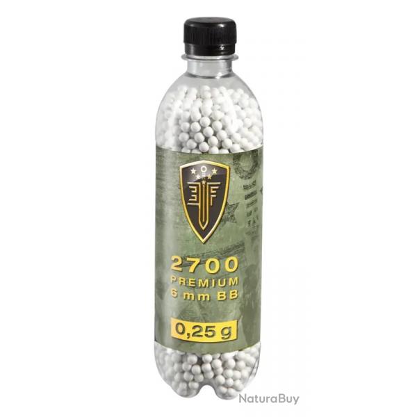 Munition airsoft Elite Force Billes blanches CAL.6mm X2700 0,25g