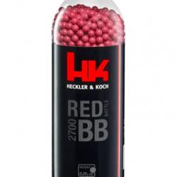 Munition airsoft Heckler & Koch Billes rouges CAL.6mm X2700