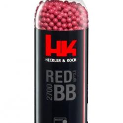 Munition airsoft Heckler & Koch Billes rouges CAL.6mm X2700 0,25g