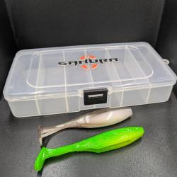Boîte a rangement ou autre SAKURA OFFERT 2 LEURRES SOUPLES STORM.FISH AND FISHING FRANCE.