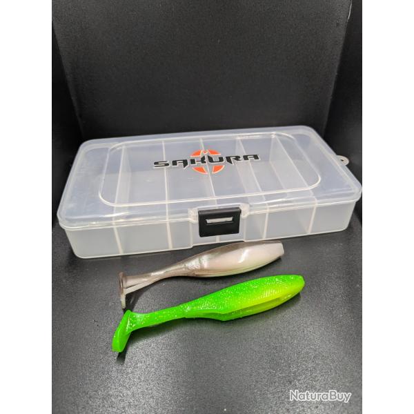 Bote a rangement ou autre SAKURA OFFERT 2 LEURRES SOUPLES STORM.FISH AND FISHING FRANCE.