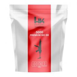 Munition airsoft Heckler & Koch Billes Bio blanches CAL.6mm X5000