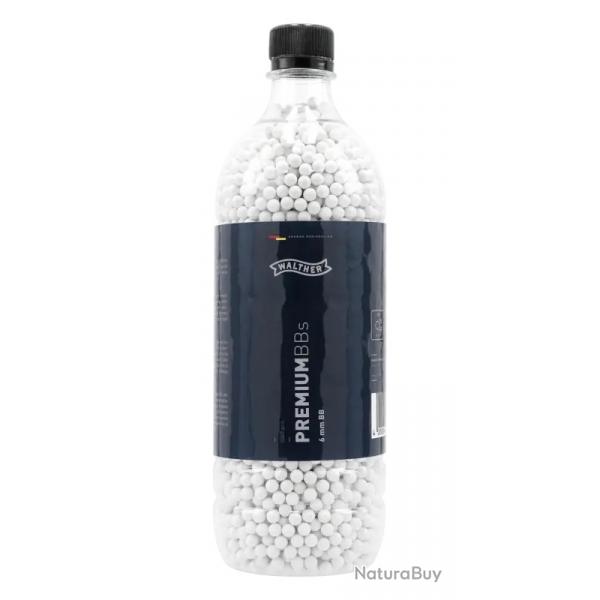 Munition airsoft Walther Billes blanches CAL.6mm X5000