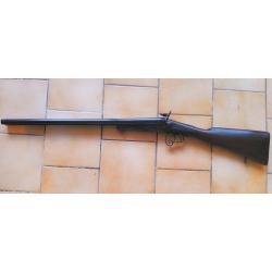 Fusil juxtaposé à broches à chiens extérieurs du type Lefaucheux calibre 16 gravé en très bel état