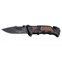 Boker Couteau AK-14 - Lame 93mm - Manche Aluminium - Etui de type Cordura