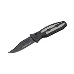 Boker Couteau Kalashnikov 74 Auto Black - Lame 85mm - Manche Aluminium - Clip