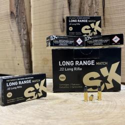 Munitions 22 LR - SK Long Range - boite 500 cartouches