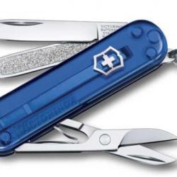 0.6223.T2G Couteau suisse Victorinox Classic SD translucide manche 58 mm Deap Ocean