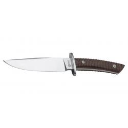 Boker Couteau Arbolito Esculta Ebenholz - Lame 145mm - Manche Ebène - Etui Cuir