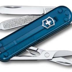 0.6223.T61G Couteau suisse Victorinox Classic SD translucide manche 58 mm Sky High