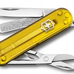 0.6223.T81G Couteau suisse Victorinox Classic SD translucide manche 58 mm Tuscan Sun