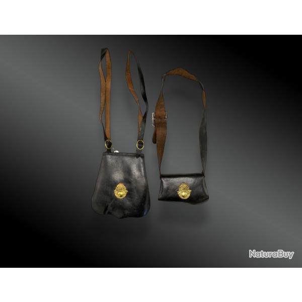 GIBERNE et SABRETACHE D'ENFANT type CHASSEUR DE LA GARDE NATIONALE