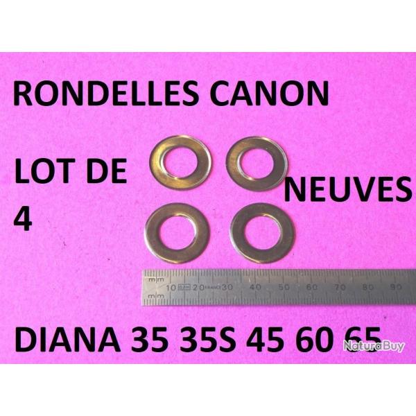 LOT 4 rondelles canon DIANA 35 DIANA 35S DIANA 45 DIANA 60 DIANA 66 - VENDU PAR JEPERCUTE (HUB296)