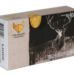 Boites de 20 cartouches Fox Bullets Fox classic Hunter cal.6,5X55SE 100gr