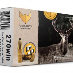 Boites de 20 cartouches Fox Bullets Fox classic Hunter cal.270WIN 130gr