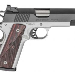 Pistolet SPRINGFIELD ARMORY 1911 Ronin EMP Calibre .9x19 Canon 4'' Aluminium bleu satiné