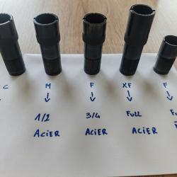 Lot de 5 chokes Baïkal