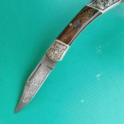 COUTEAU  C.JUL. HERBERTZ ACIER 440  .  PARFAIT ETAT  .  SUPERBE  PIECE  .