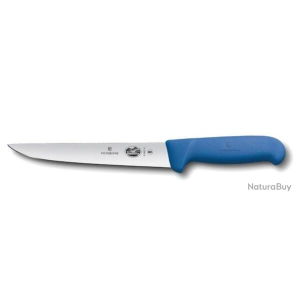 5.5502.22 Couteau  saigner Victorinox manche bleu 22 cm
