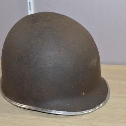 Coque de casque US WW2 Helmet Américain  Jonc avant 1939/1945 USA Helmet Grange