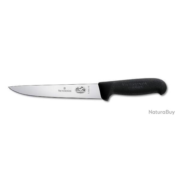 Couteau  saigner Victorinox manche noir 22 cm 5.5503.22