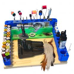 Station de montage pour la pêche à la mouche