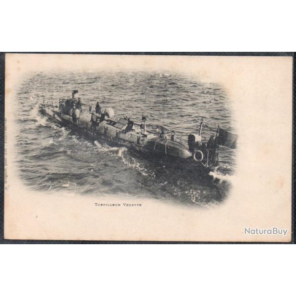CPA -Marine de Guerre - TORPILLEUR VEDETTE  N1497