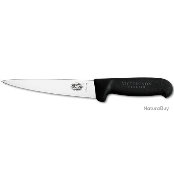 5.5603.20 Couteau  saigner 20 cm Victorinox manche noir