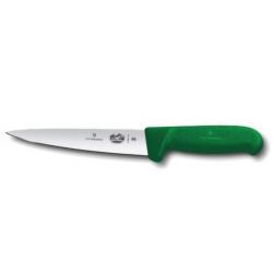5.5604.16 Couteau à saigner 16 cm Victorinox manche vert