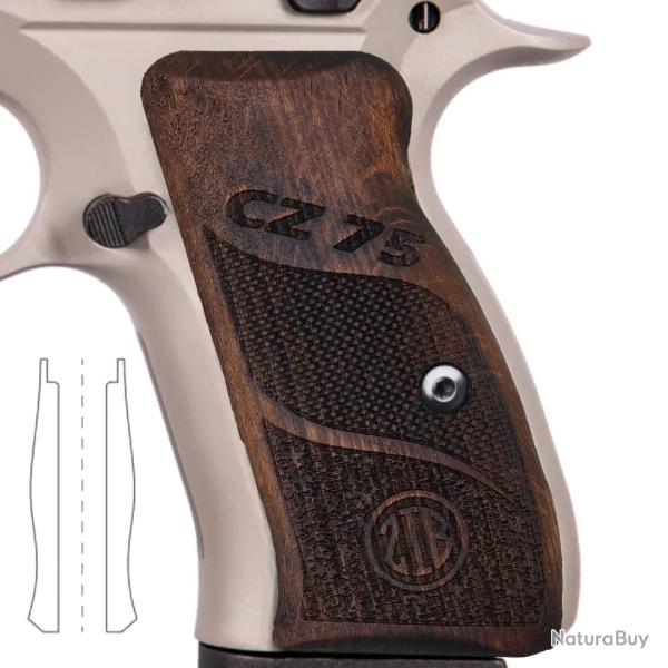 Plaquettes CZ 75D PCR Bois - SKX INDUSTRIES