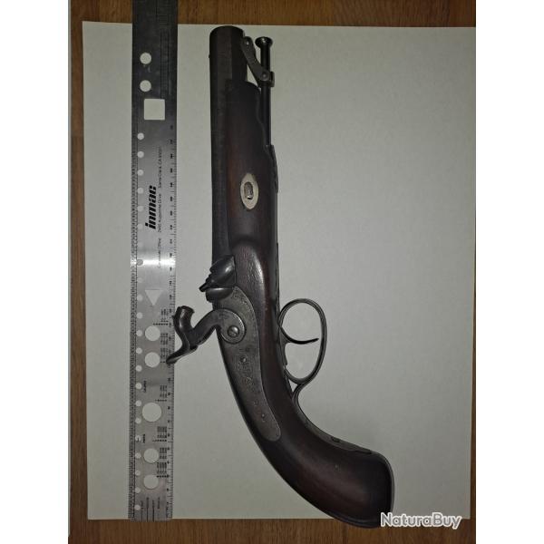 Pistolet  percussion poudre noire "Patent London Twist"