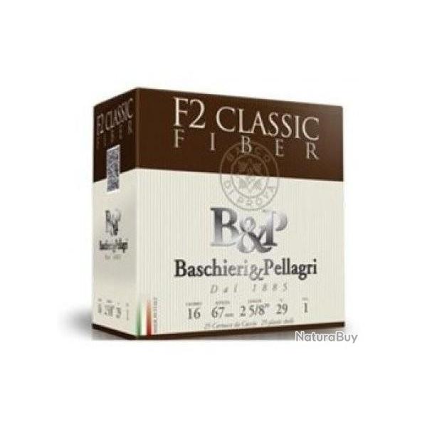 Cartouches B&P F2 Classic Fiber 29g BG - Cal. 16 x2 boites