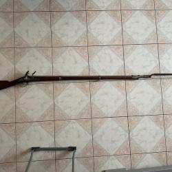 Fusil 1777 révolutionnaire à silex époque marquée St Etienne 88 avec baïonnette
