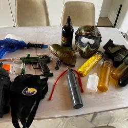 Pistolets paintball et accessoires