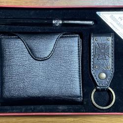 coffret  porte feuille  stylo porte clé