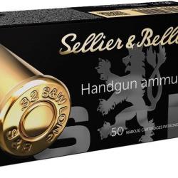 Cartouches SELLIER & BELLOT Calibre 32 S&W LONG LFN - Boite de 50 unités
