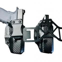 Holster Qualifier Interne pour GLOCK 43/43X - Droitier - Strap et Clip