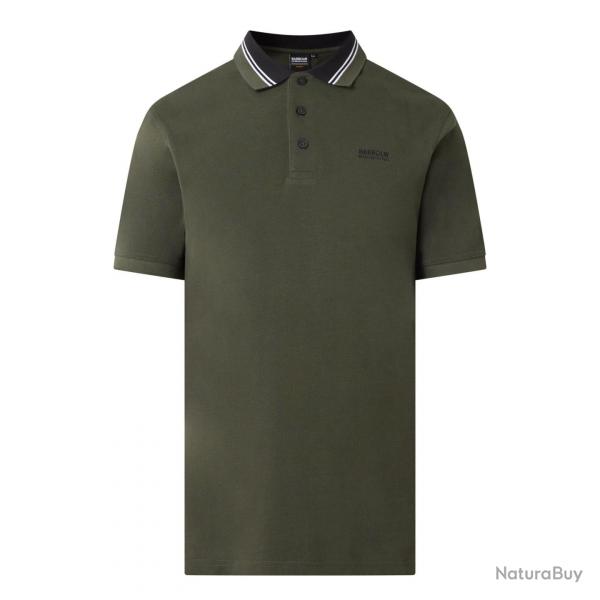 Barbour - Polo Bruce tipped kaki M