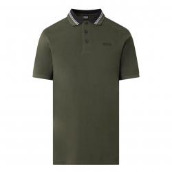 Barbour - Polo Bruce tipped kaki L