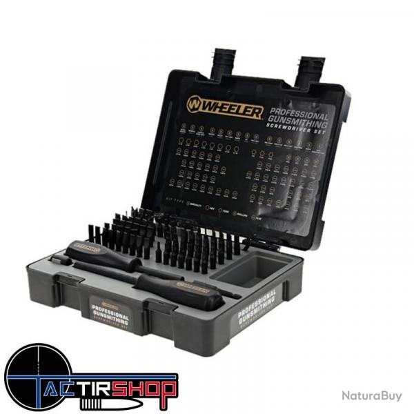 Kit de tournevis Wheeler 89 Pièces Professional Gunsmithing Screwdriver Set