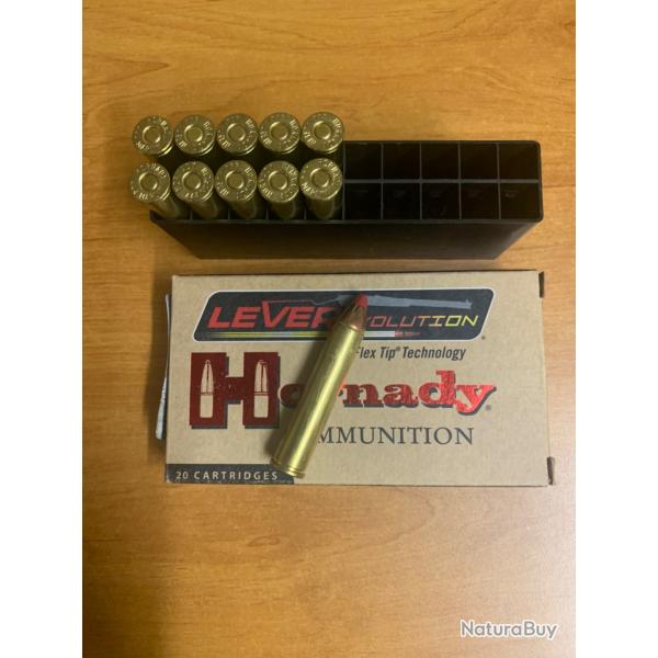 vend un lot de 11 balles calibre 444