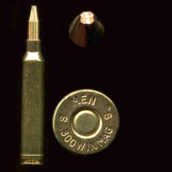 .300 WIN MAG pour SNIPER US & ALLEMAND - balle tronconique très spéciale - marquage : 300 S S WINMAG