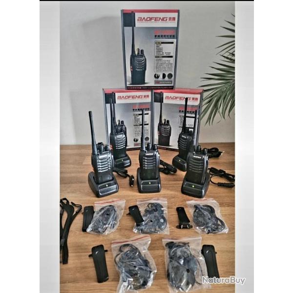 Pack 5 talkie-walkie  1 euro sans prix de rserve !!!