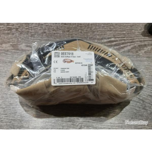 Masque de tir ESS Influx T Tan